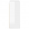 Szafka pod telewizor Wysoki połysk biały 59,5 x 31 x 80 cm