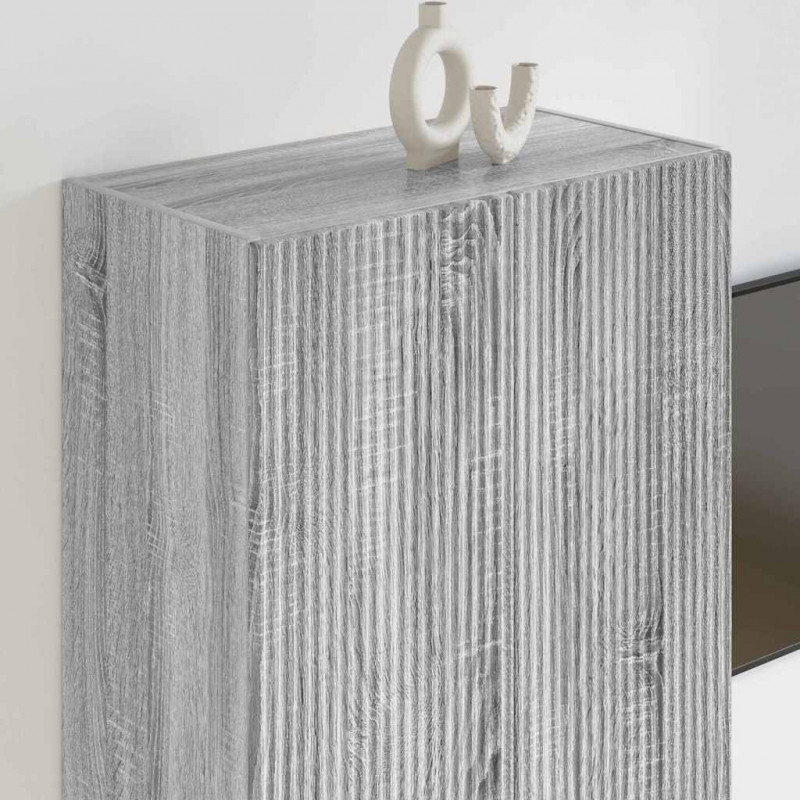 Szafka pod telewizor Szary Sonoma 59,5 x 31 x 80 cm