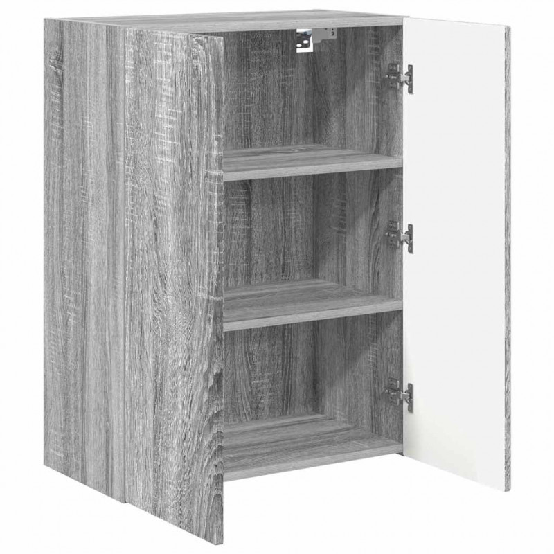 Szafka pod telewizor Szary Sonoma 59,5 x 31 x 80 cm