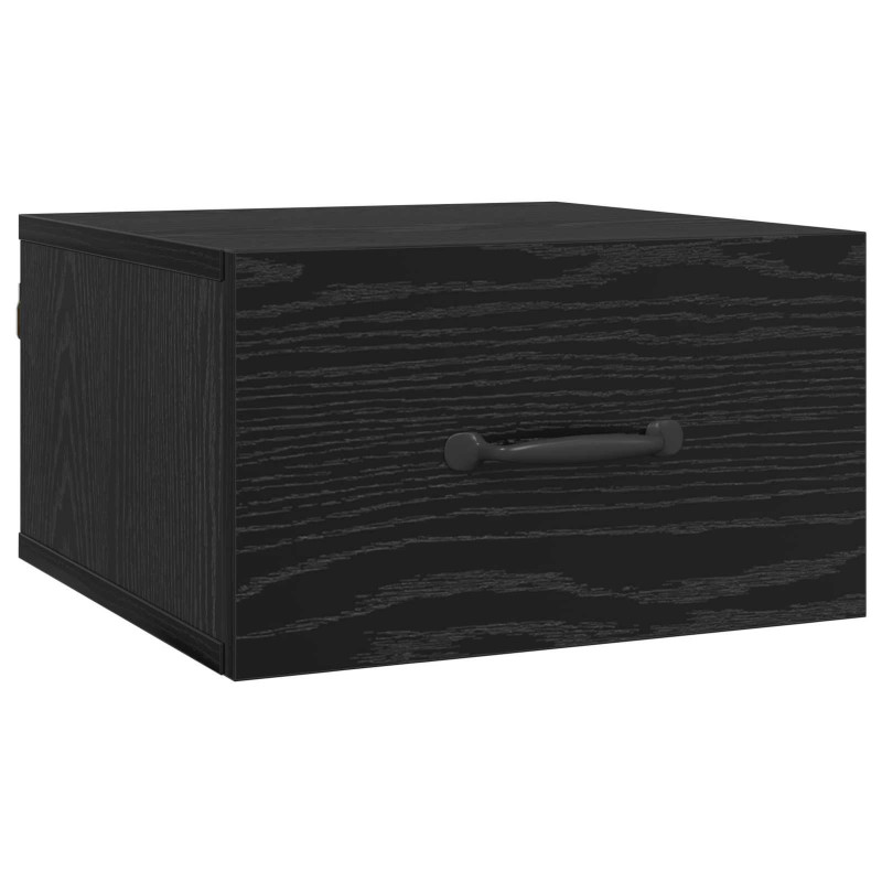Szafka Nocna Czarny Dąb 35 x 35 x 20 cm Materiał drewnopochodny