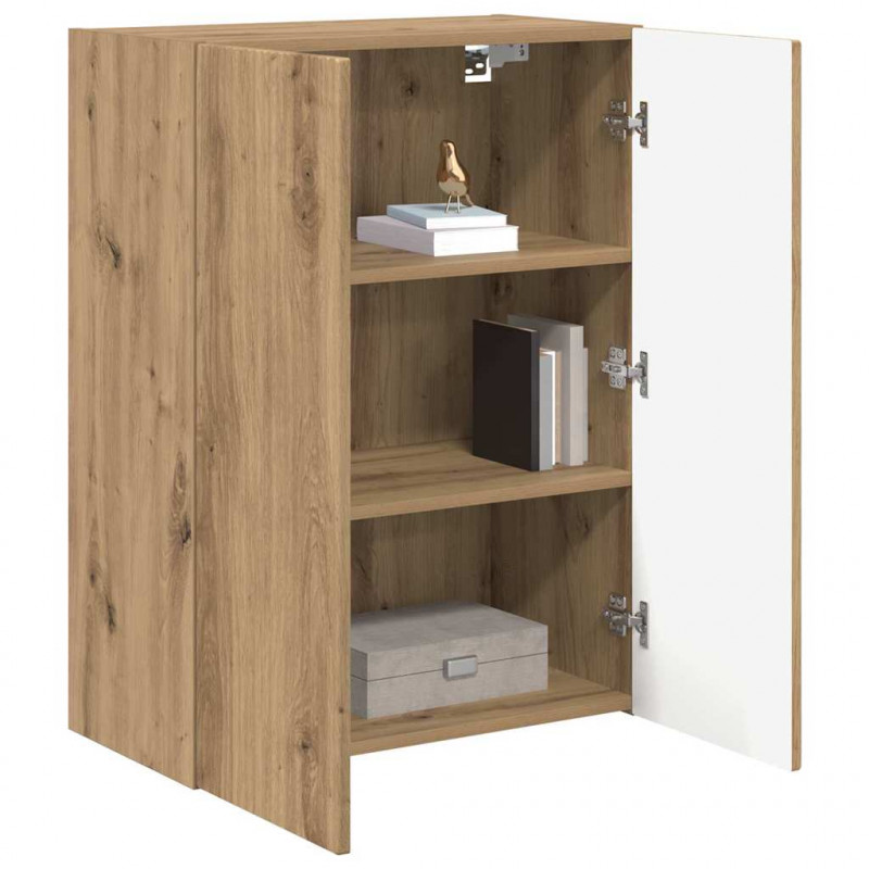 Szafka pod telewizor Dąb rzemieślniczy 59,5 x 31 x 80 cm