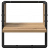 Półka ścienna z półką Dąb rzemieślniczy 30 x 25 x 30 cm