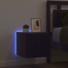 Szafka pod telewizor Ze LED Lights Czarny Dąb 30,5 x 35 x 30 cm