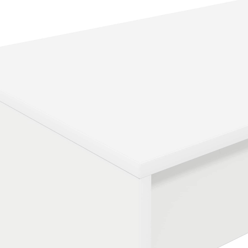 Biurko łóżkowe Biały 100 x 45 x 75 cm Materiał drewnopochodny