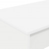 Biurko łóżkowe Biały 100 x 45 x 75 cm Materiał drewnopochodny
