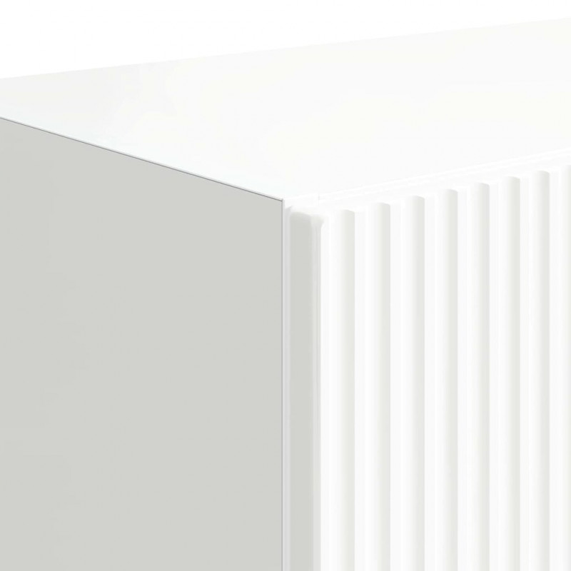 Szafka pod telewizor Wysoki połysk biały 59,5 x 31 x 100 cm