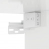 Szafka pod telewizor Wysoki połysk biały 59,5 x 31 x 100 cm