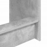 Biurko łóżkowe Betonowy szary 100 x 45 x 75 cm