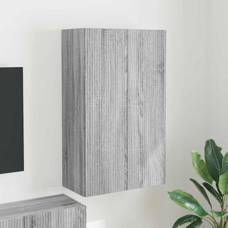 Szafka pod telewizor Szary Sonoma 59,5 x 31 x 100 cm