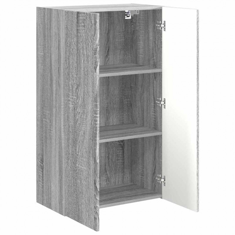 Szafka pod telewizor Szary Sonoma 59,5 x 31 x 100 cm