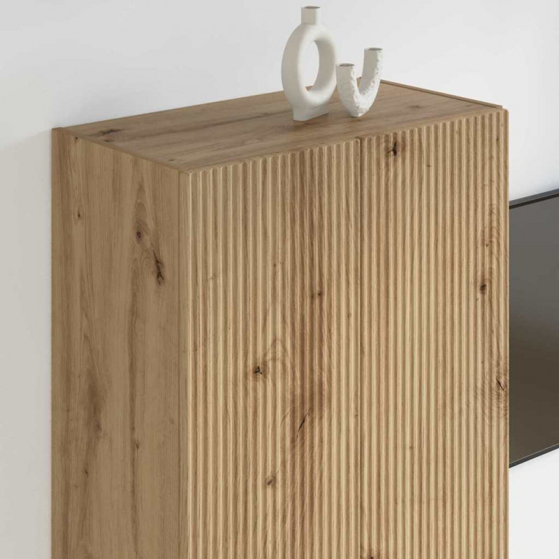 Szafka pod telewizor Dąb rzemieślniczy 59,5 x 31 x 100 cm