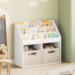 Biblioteczka dla dzieci Biały 72,5 x 29,5 x 69 cm