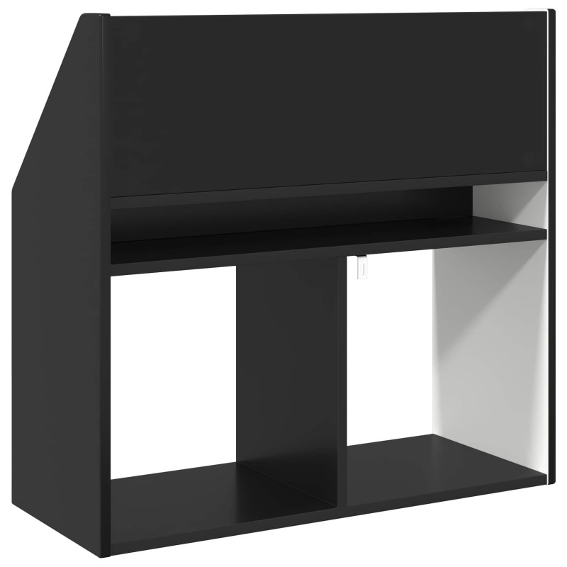 Biblioteczka dla dzieci Czarny 72,5 x 29,5 x 69 cm