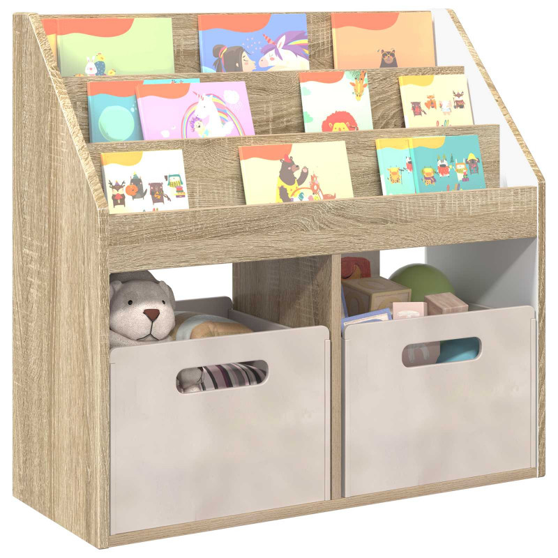 Biblioteczka dla dzieci Dąb Sonoma 72,5 x 29,5 x 69 cm