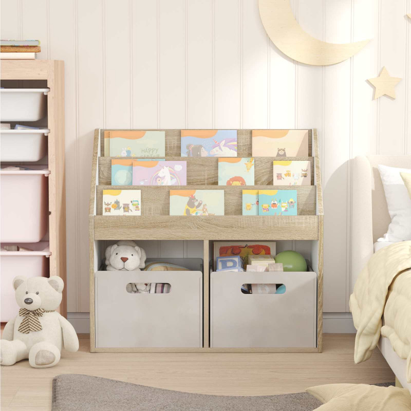 Biblioteczka dla dzieci Dąb Sonoma 72,5 x 29,5 x 69 cm
