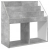 Biblioteczka dla dzieci Betonowy szary 72,5 x 29,5 x 69 cm