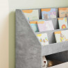 Biblioteczka dla dzieci Betonowy szary 72,5 x 29,5 x 69 cm