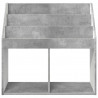 Biblioteczka dla dzieci Betonowy szary 72,5 x 29,5 x 69 cm