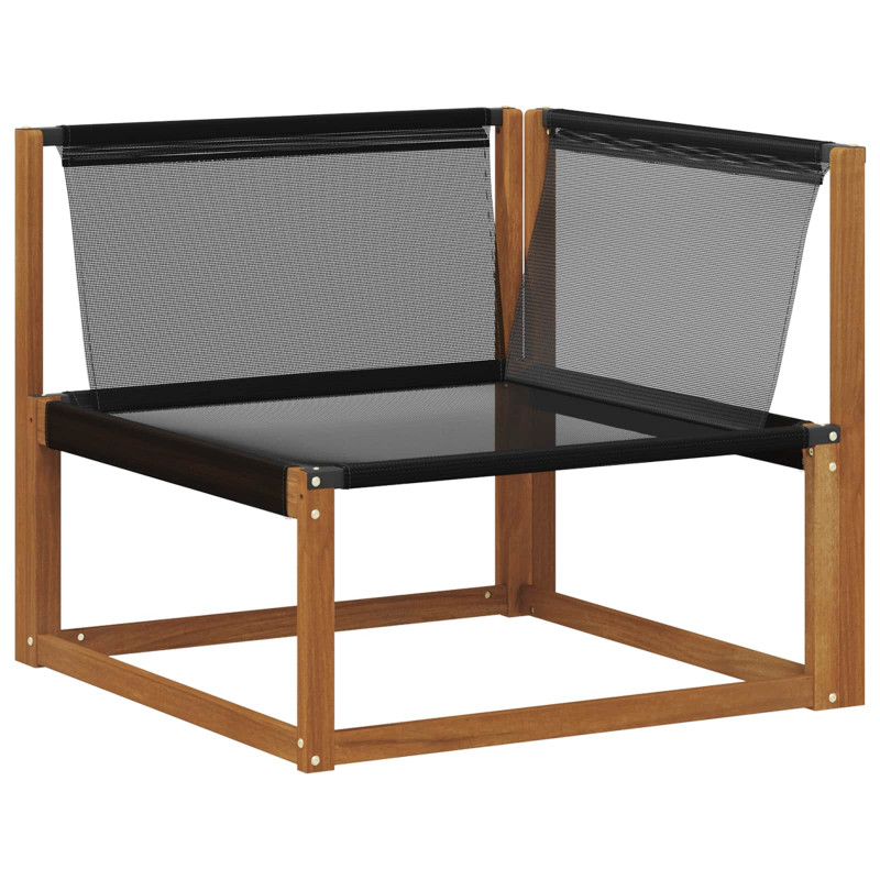 Modułowa sofa na zewnątrz 7 Sztuka Naturalny Lite Drewno Akacji