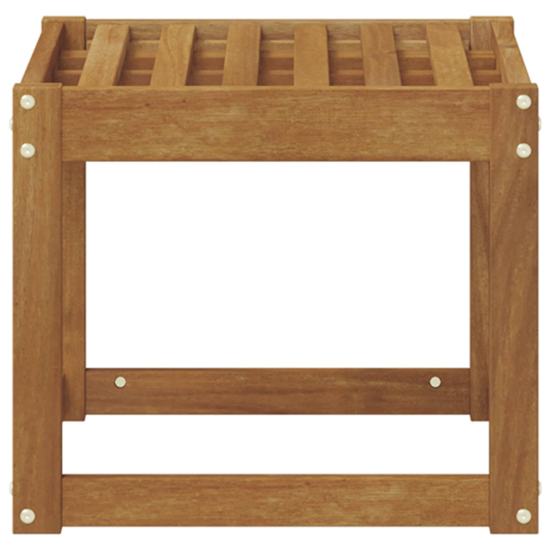 Ławka Stołowa Naturalny 43 x 43 x 37 cm Lite Drewno Akacji