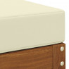 Stoolbench na zewnątrz Naturalny i Kremowy 79 x 43 x 37 cm
