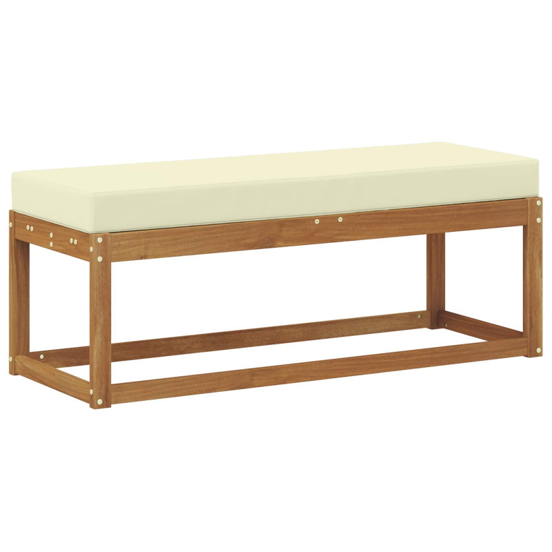Stoolbench na zewnątrz Naturalny i Kremowy 115 x 43 x 45 cm