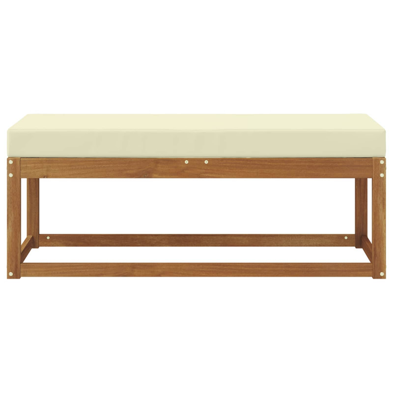 Stoolbench na zewnątrz Naturalny i Kremowy 115 x 43 x 45 cm