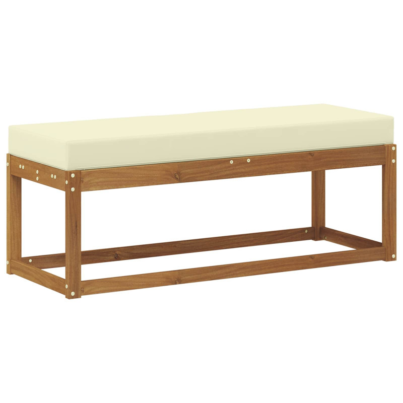 Stoolbench na zewnątrz Naturalny i Kremowy 115 x 43 x 45 cm