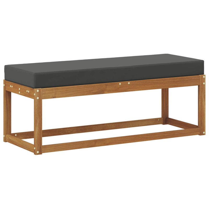 Stoolbench na zewnątrz Naturalny i Antracytowy 115 x 43 x 45 cm