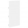 Regał na gazety Biały 51 x 11 x 102 cm Materiał drewnopochodny