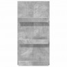 Regał na gazety z półką Betonowy szary 51 x 11 x 102 cm