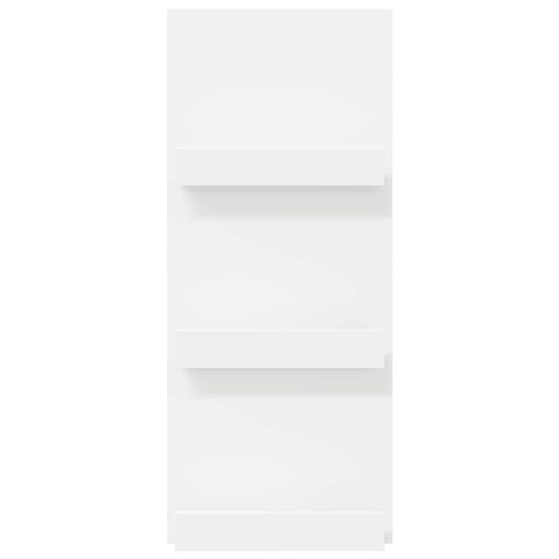 Regał na gazety Biały 51 x 11 x 102 cm Materiał drewnopochodny