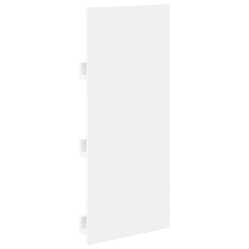 Regał na gazety Biały 51 x 11 x 102 cm Materiał drewnopochodny