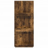 Regał na gazety z półką Dąb wędzony 43 x 11 x 102 cm