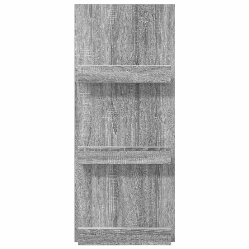 Regał na gazety z półką Szary Sonoma 43 x 11 x 102 cm