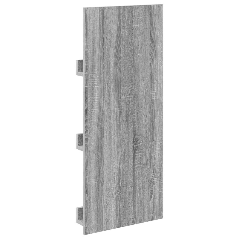 Regał na gazety z półką Szary Sonoma 43 x 11 x 102 cm