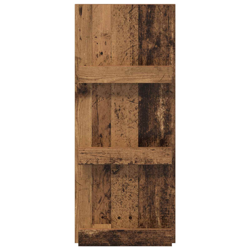 Regał na gazety z półką Stare drewno 43 x 11 x 102 cm