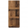 Regał na gazety z półką Stare drewno 43 x 11 x 102 cm
