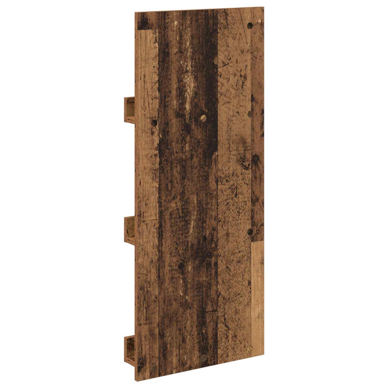 Regał na gazety z półką Stare drewno 43 x 11 x 102 cm