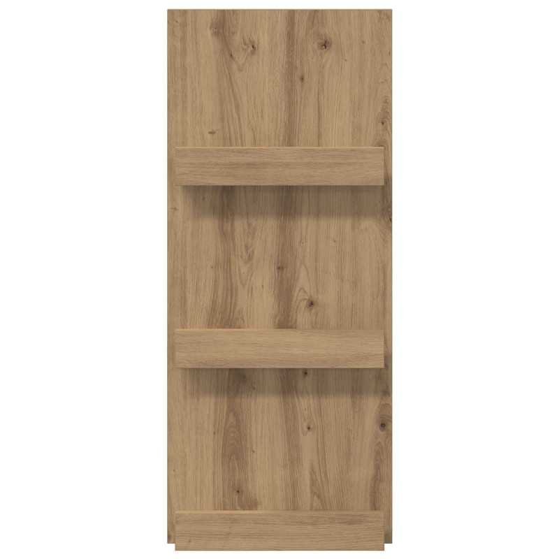 Regał na gazety z półką Dąb rzemieślniczy 43 x 11 x 102 cm