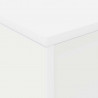 Regał na gazety Biały 70 x 41 x 156 cm Materiał drewnopochodny