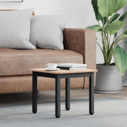 Stolik kawowy Naturalny 40 x 40 x 36 cm Lite drewno sosnowe