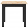 Stolik kawowy Naturalny 40 x 40 x 36 cm Lite drewno sosnowe