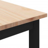 Stolik kawowy Naturalny 40 x 40 x 36 cm Lite drewno sosnowe