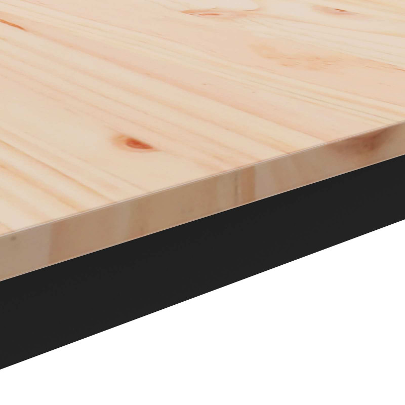 Stolik kawowy Naturalny 40 x 40 x 36 cm Lite drewno sosnowe