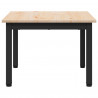 Stolik kawowy Naturalny 50 x 50 x 36 cm Lite drewno sosnowe
