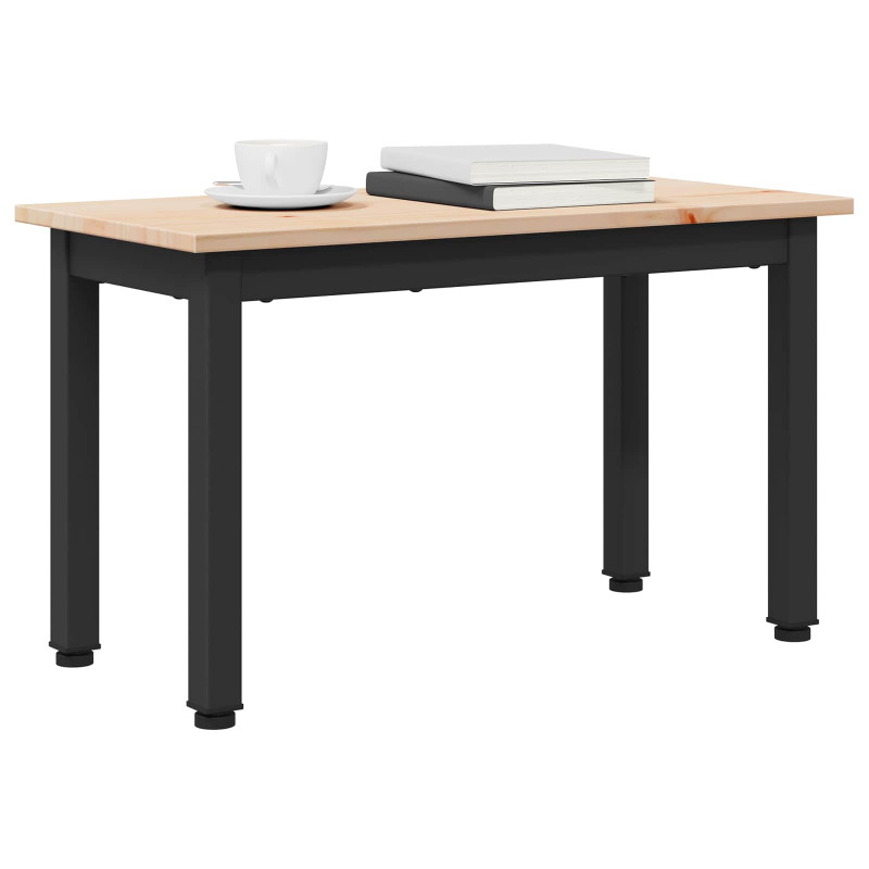 Stolik kawowy Naturalny 60 x 30 x 36 cm Lite drewno sosnowe