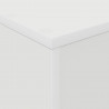 Regał na gazety Biały 70 x 41 x 126 cm Materiał drewnopochodny
