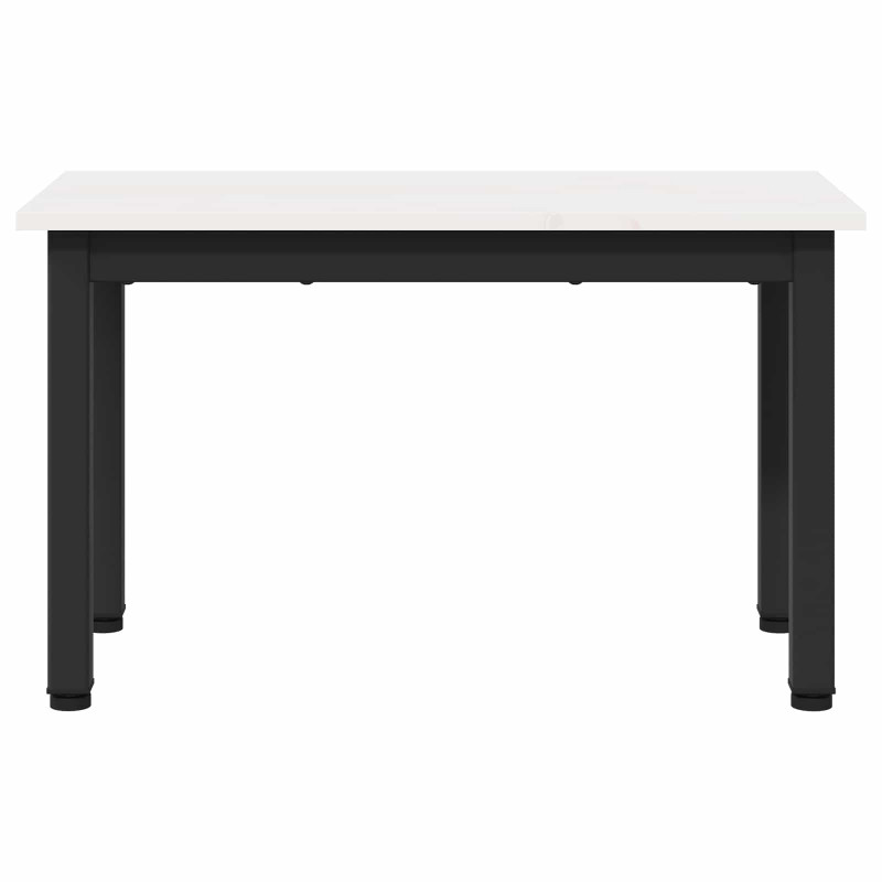 Stolik kawowy Biały 60 x 30 x 36 cm Lite drewno sosnowe