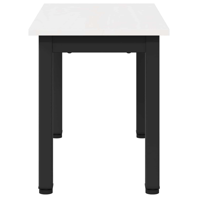 Stolik kawowy Biały 60 x 30 x 36 cm Lite drewno sosnowe